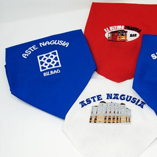 pañuelos bordados para fiestas