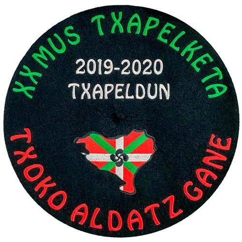 Txapela Bordada para campeonatos de mus