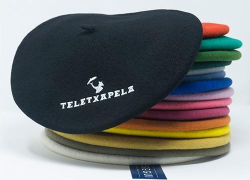 txapelas bordadas