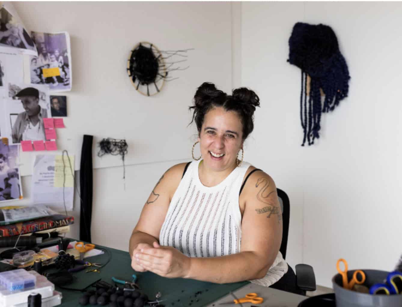 Featured image for “TEMPOart Artists at Play: verónica a. pèrez | Braided & Beaded Bracelets and Memory Making”