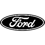 Ford car being serviced at Texas Tire & Auto in Texas.