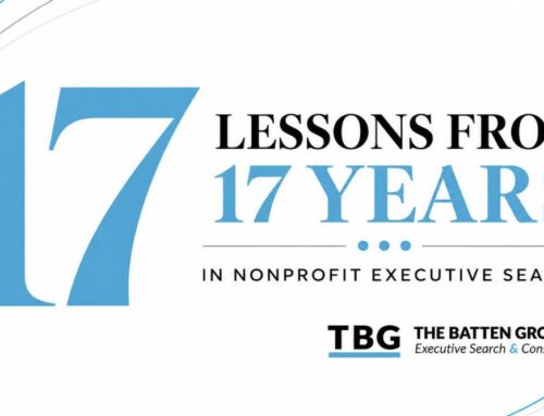 17 Nonprofit Executive Search Lessons from 17 Years