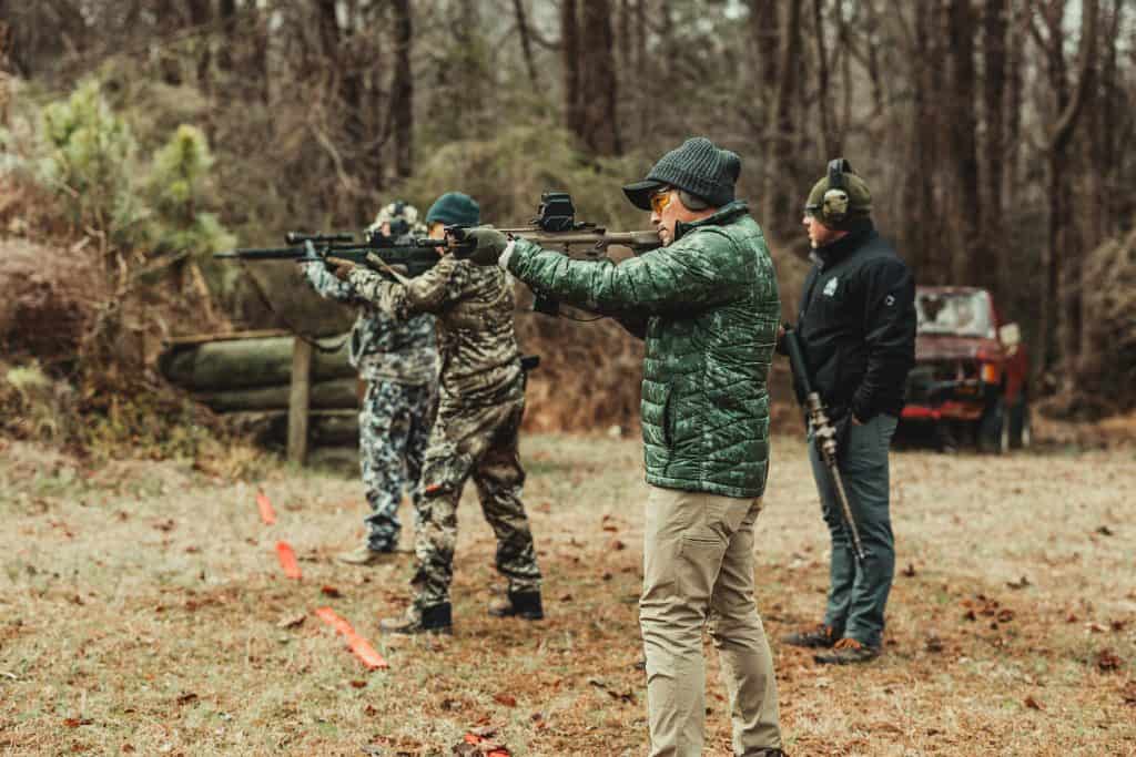 Executive Warrior Course Live fire instruction