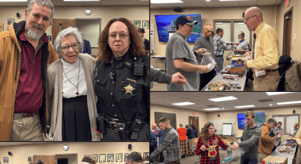 People engaging at community event in Fostoria, Ohio, showcasing local news and gatherings.