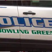 Police vehicle with Bowling Green department markings in Fostoria.