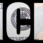 U.S. flag detail on official document, emphasizing government and legal transparency.