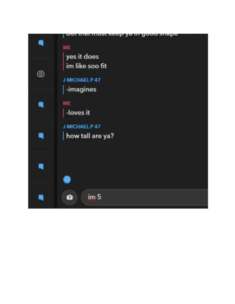 Lit screenshot of a chat conversation on The Fostoria Free Press website, featuring messages about f.