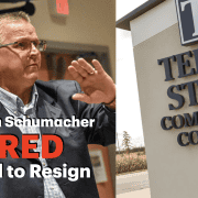 Ron Schumacher, fired Terra State president, resigns amid financial crisis.
