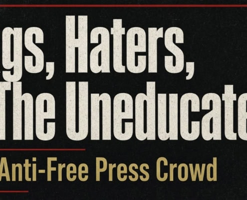 Fostoria News Title image for 'Hags, Haters, & The Uneducated' article on The Fostoria Free Press.