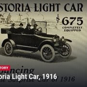 Fostoria News: Full-page 1915 advertisement for the Fostoria Light Car from the Automobile Trade Journal, with specifications and the address Alabama Ave., Fostoria, Ohio