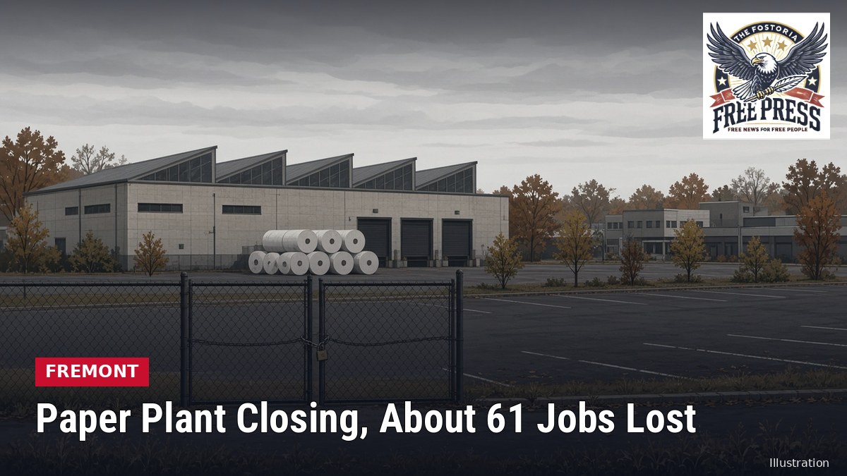 Illustration: FREMONT | Pixelle Paper Plant on Commerce Drive Closing for Good; About 61 Workers to Lose Jobs Starting Dec. 1