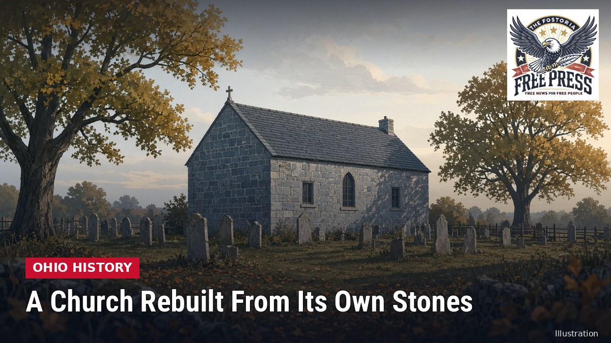Illustration: UPPER SANDUSKY | The Stone Church the Wyandot Left Behind: Built in 1824, Rebuilt From Its Own Stones and Returned to the Wyandotte Nation