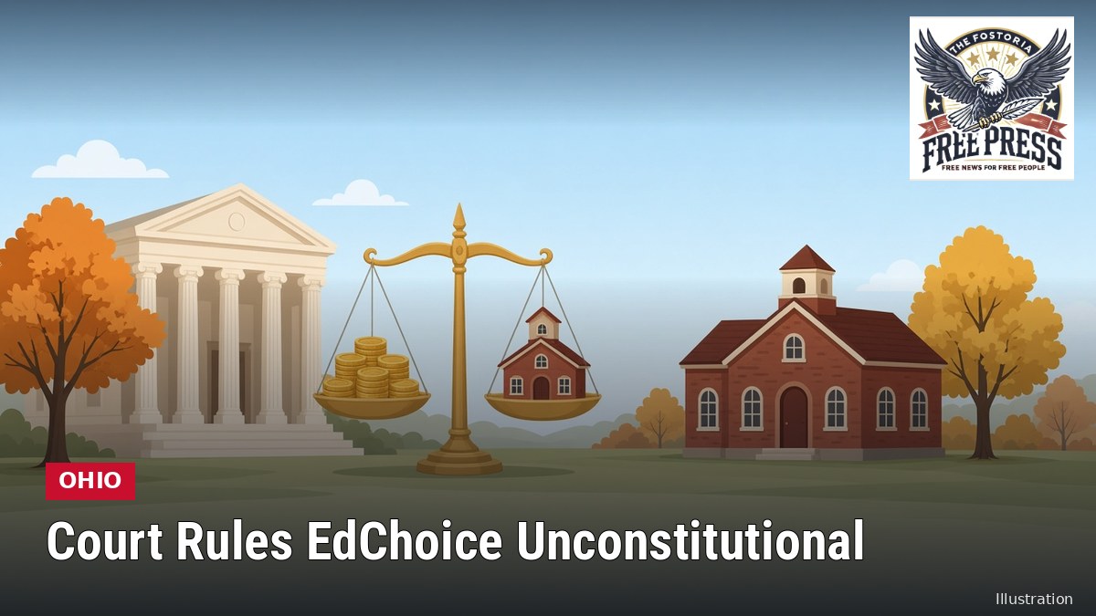 Illustration: OHIO | Appeals Court Rules EdChoice Private-School Vouchers Unconstitutional; Program Keeps Running as State Appeals