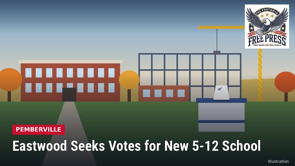 Illustration: PEMBERVILLE | Eastwood Schools Asks Voters to Fund New Grades 5-12 Building With Combined Income Tax and Bond Issue on Nov. 3