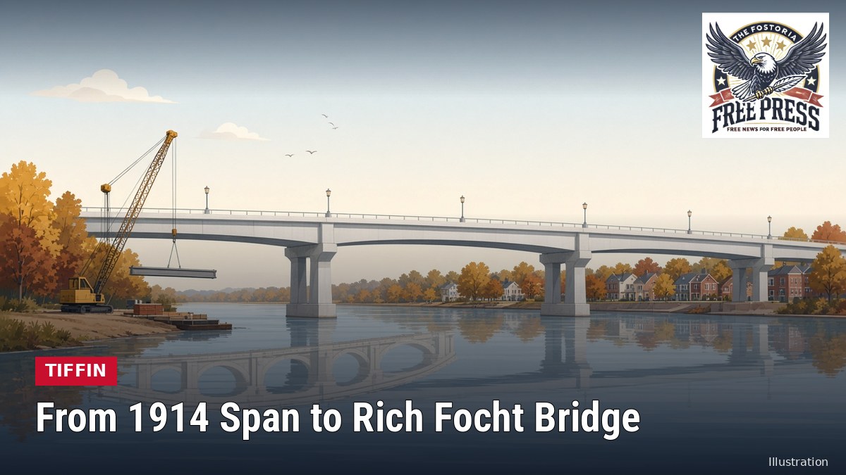 Illustration: TIFFIN | From a 1914 Span to the Rich Focht Bridge: The Story Behind Tiffin's Ella Street Crossing