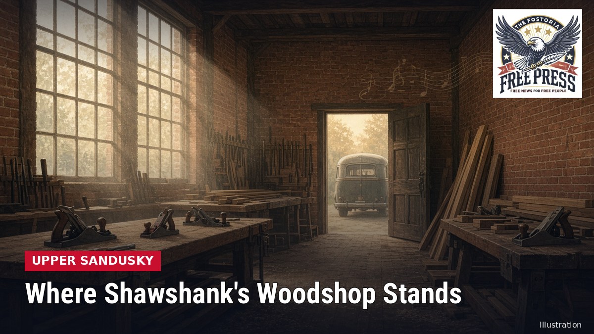 Illustration: UPPER SANDUSKY | The Real Shawshank Woodshop: How a 1905 Lumber Company Building Became a Movie Museum
