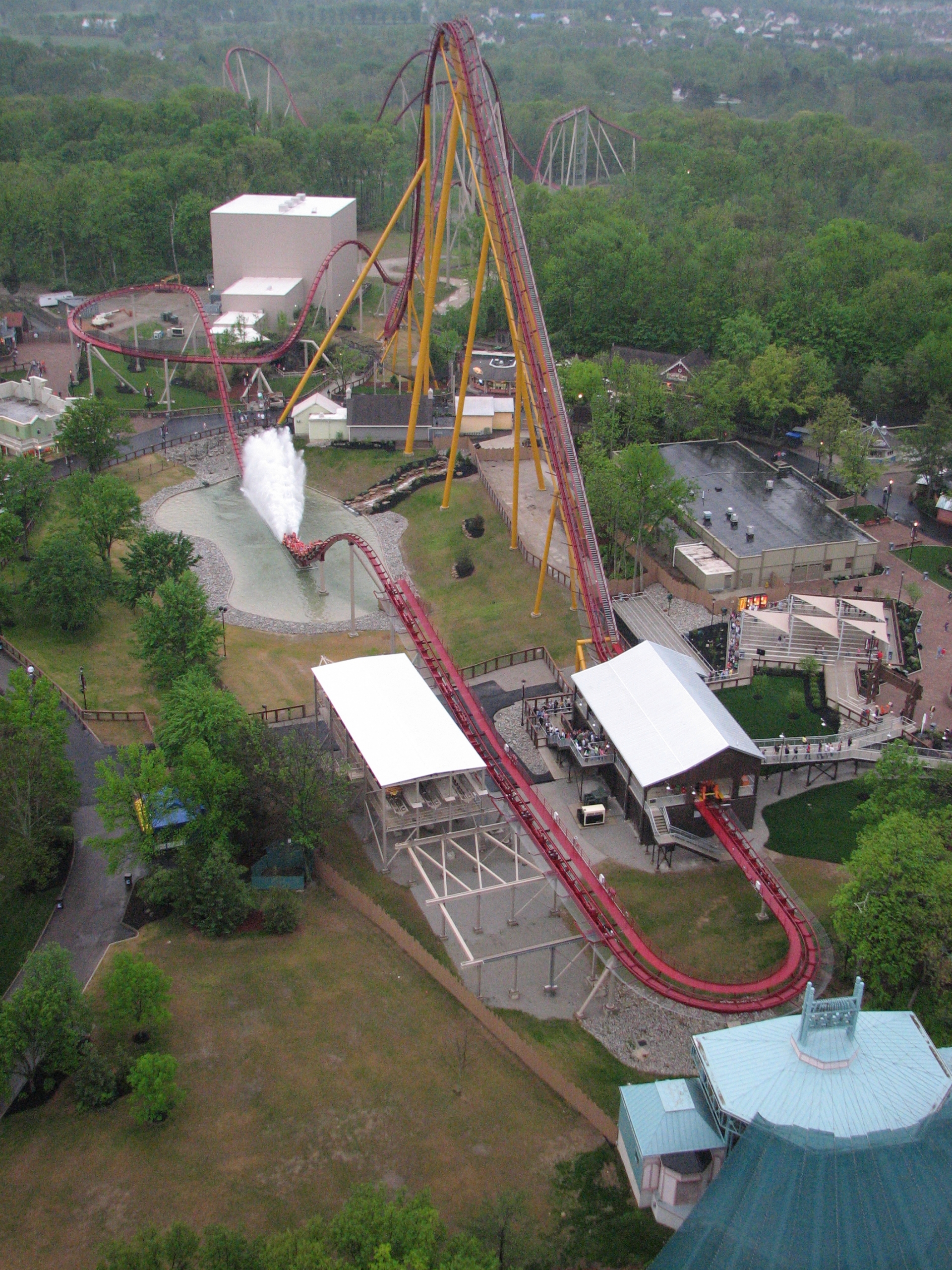 Diamondback roller coaster at Kings Island