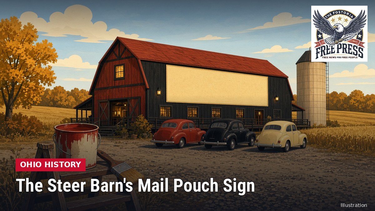 Illustration: UPPER SANDUSKY | The Steer Barn's Mail Pouch Sign Is Older Than the Restaurant, and It Has a Seneca County Connection