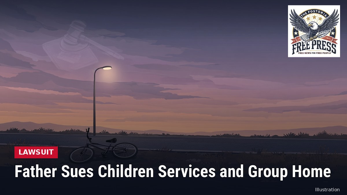 Illustration: TOLEDO | Father Sues Lucas County Children Services and Group Home After 11-Year-Old Son Was Killed Riding a Bike Miles From Home