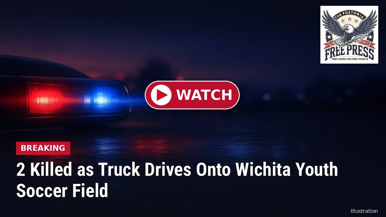 Police lights illustration for breaking news on the Wichita soccer field crash