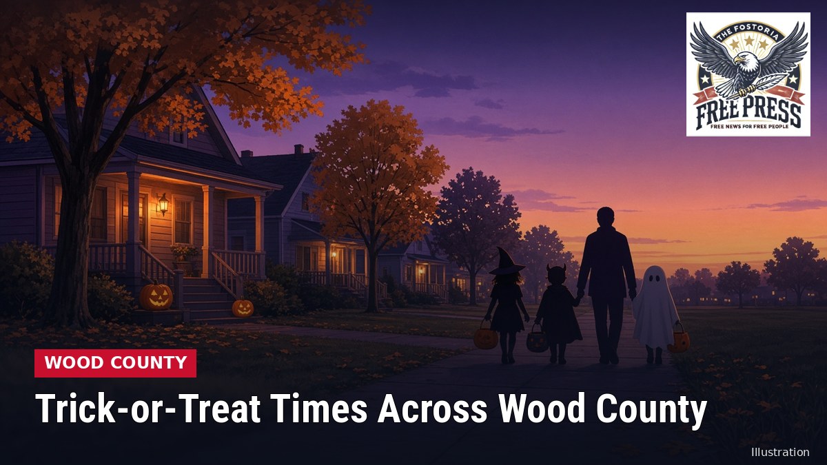 Illustration: WOOD COUNTY | 2026 Trick-or-Treat Times: Most Towns Go Saturday, Oct. 31; North Baltimore Is Thursday, Oct. 29