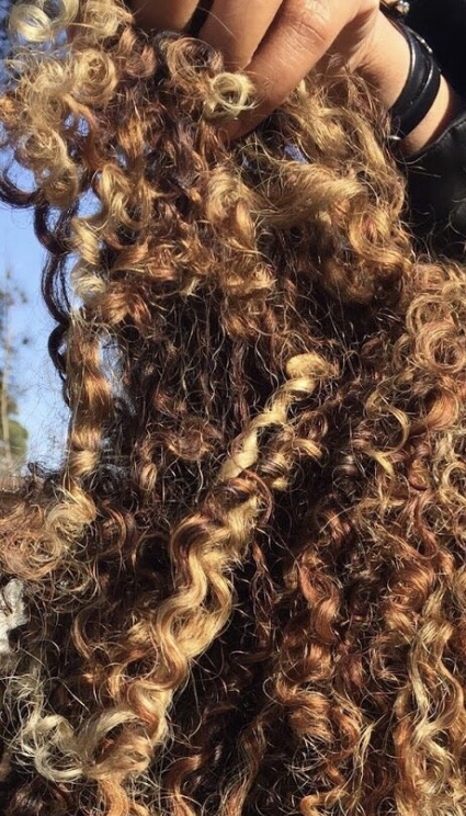 Photo of my hair experiencing hair webbing.