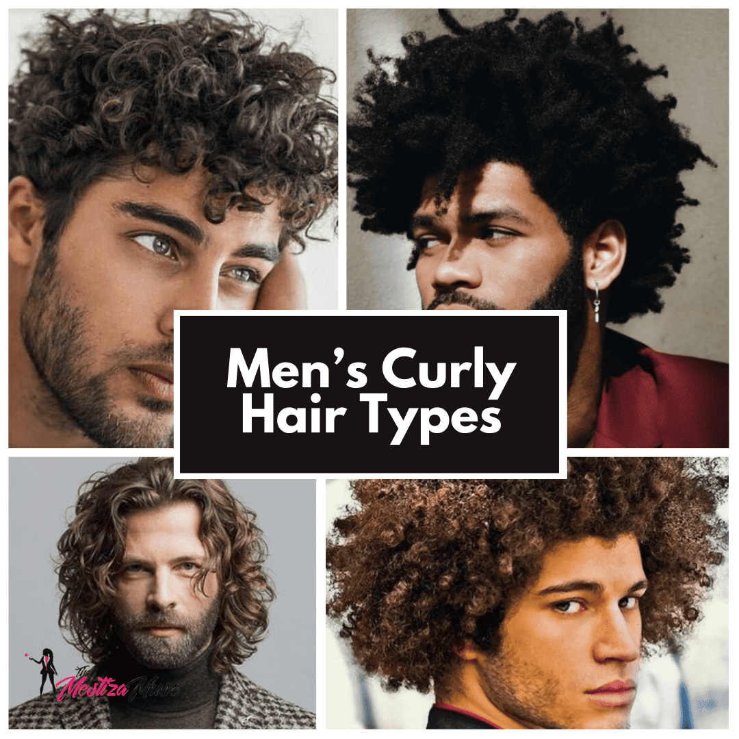 Image of 4 different with different curly hair types