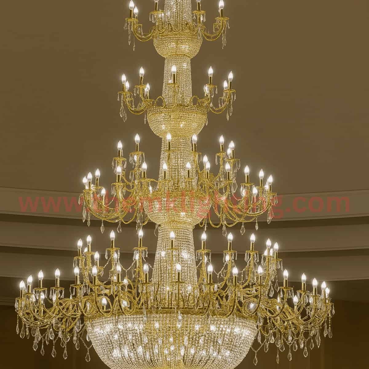 Modern Hotel Lobby ChandelierBest Crystal Jhumar Design For Banquet hall​