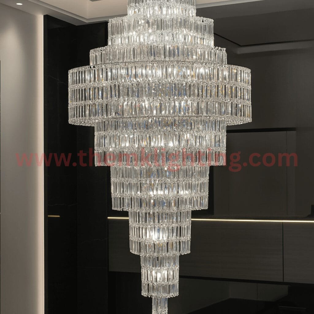 Double Height Chandelier chandelier manufacturers in Ahmedabad