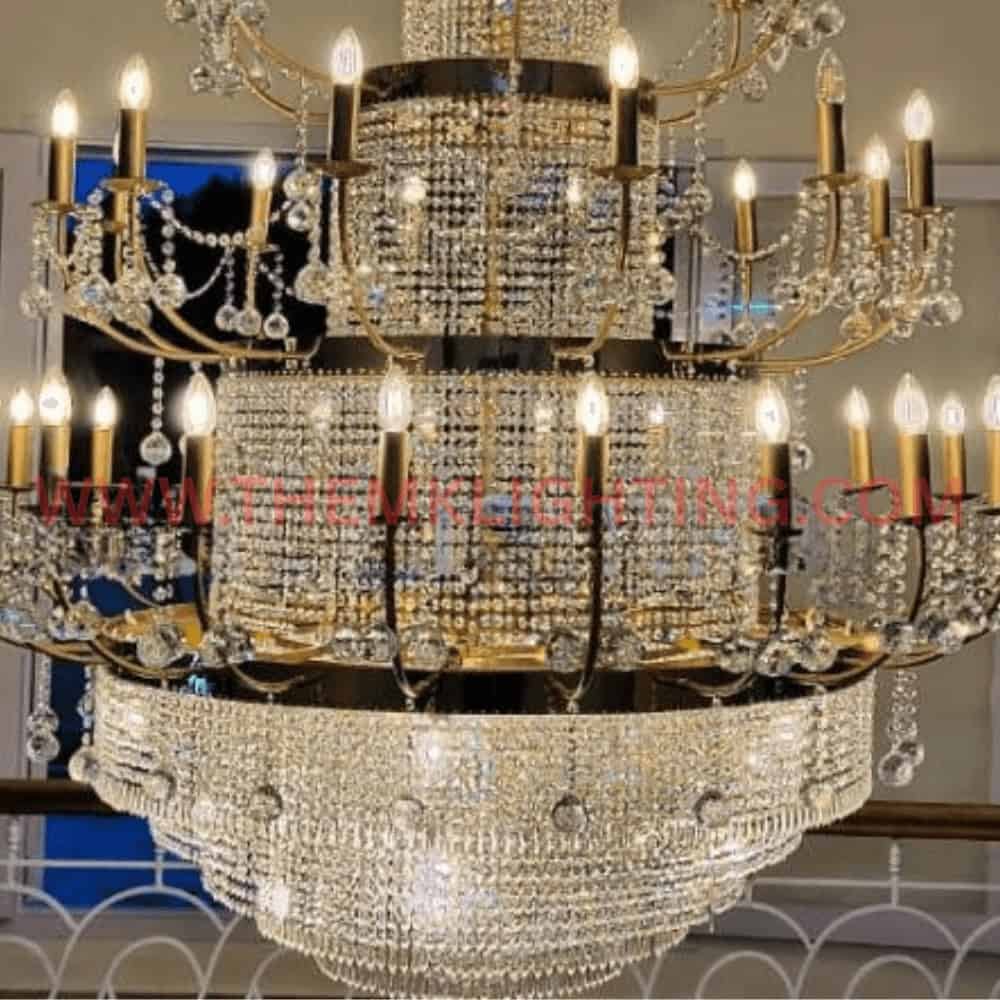 Modern Duplex Villas Chandelier by M.K Lighting