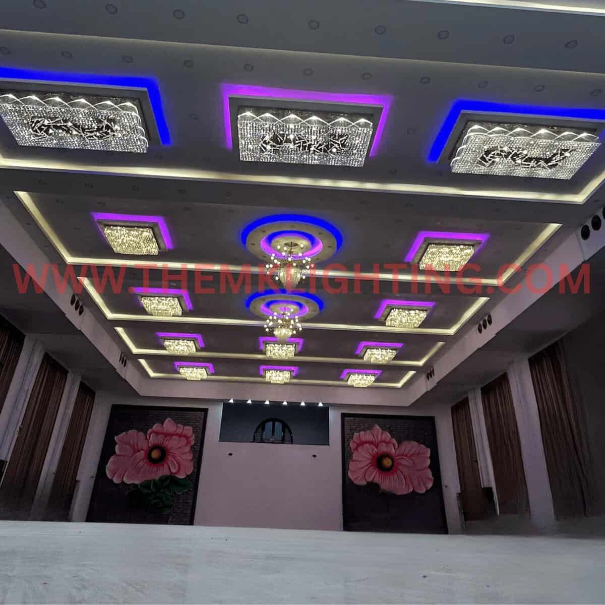 Best Crystal Jhumar Design for Banquet Hall – Luxury K9 Crystal Chandelier by M.K Lighting