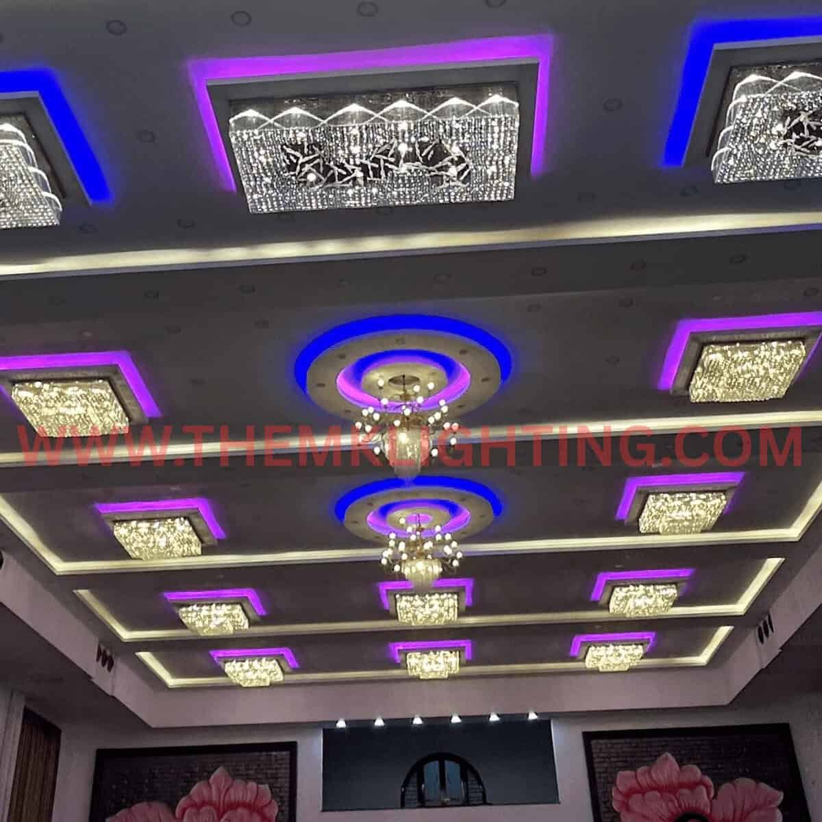Best Crystal Jhumar Design for Banquet Hall – Luxury K9 Crystal Chandelier by M.K Lighting