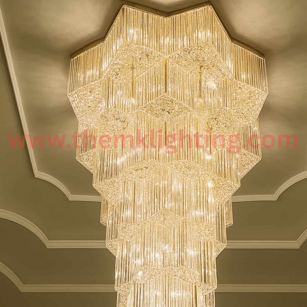 Jhoomar for Duplex Crystal Chandelier – MK Lighting
