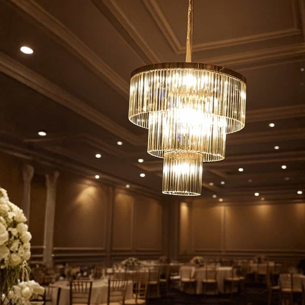 Hotel Lobby Chandelier in Mumbai – Custom Crystal Lighting by M.K Lighting