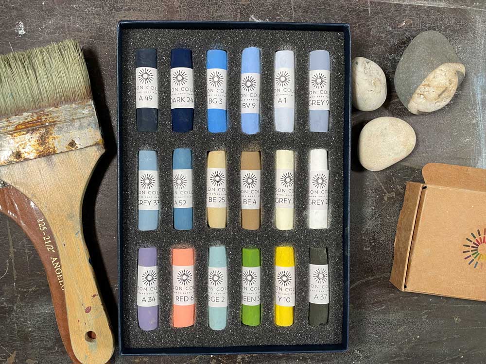 Seascape set of 18 Unison Colour soft pastels