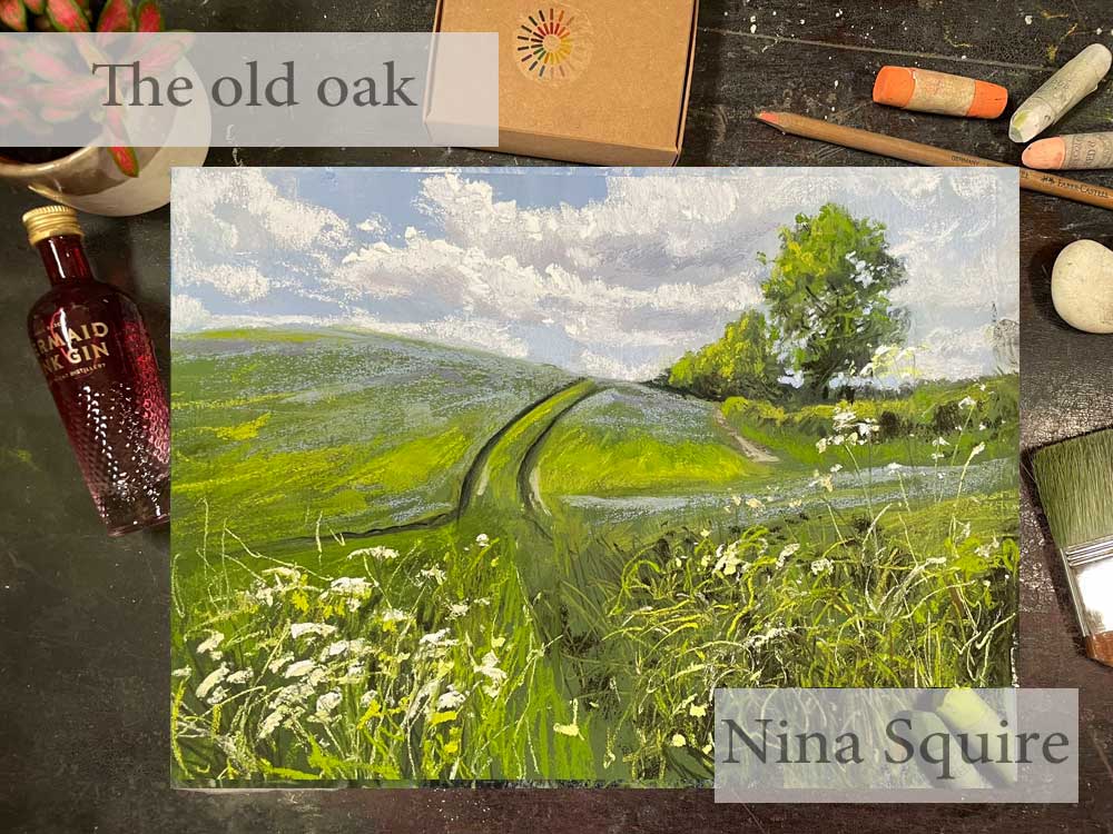 The Old Oak soft pastel workshop