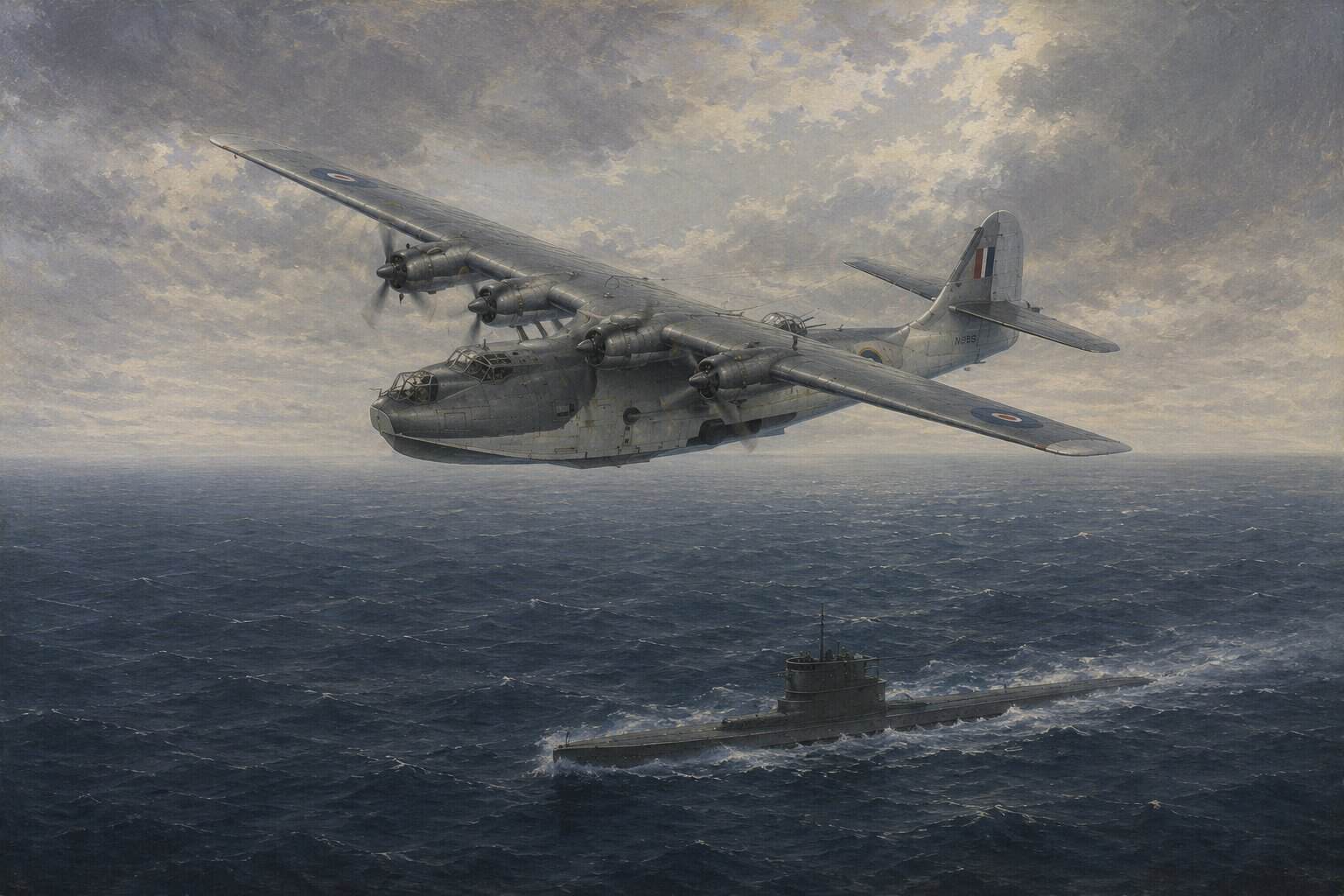 Cruickshank VC Attack on U-347 Sinks U-Boat in 1944