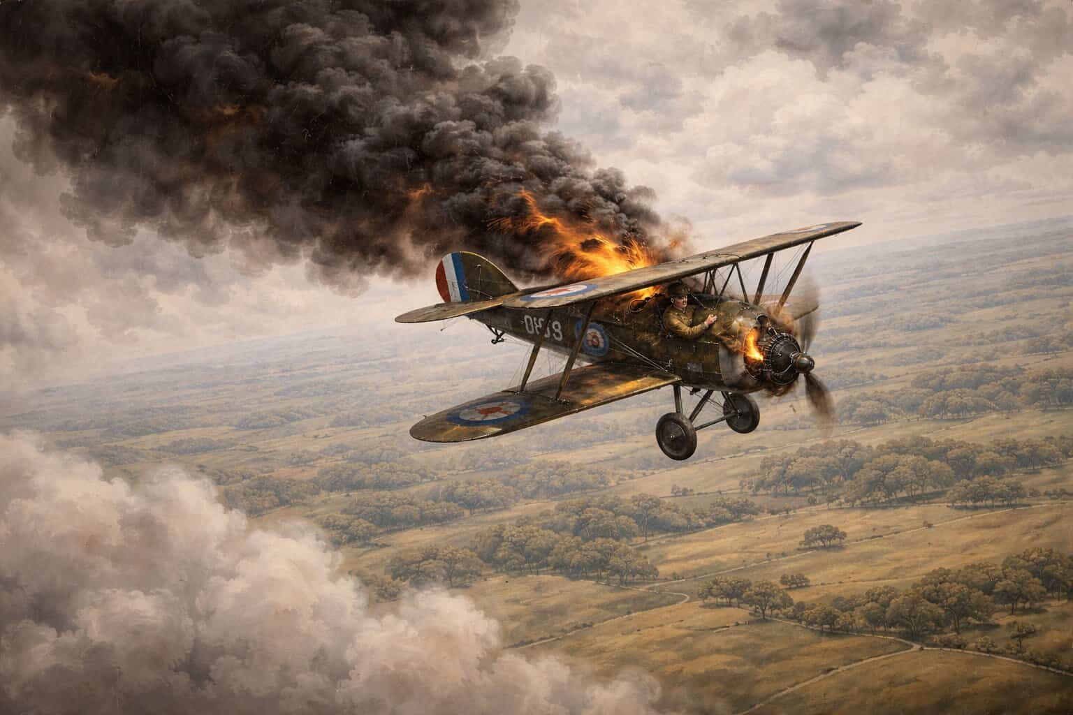 Major James McCudden VC Killed in France, July 1918