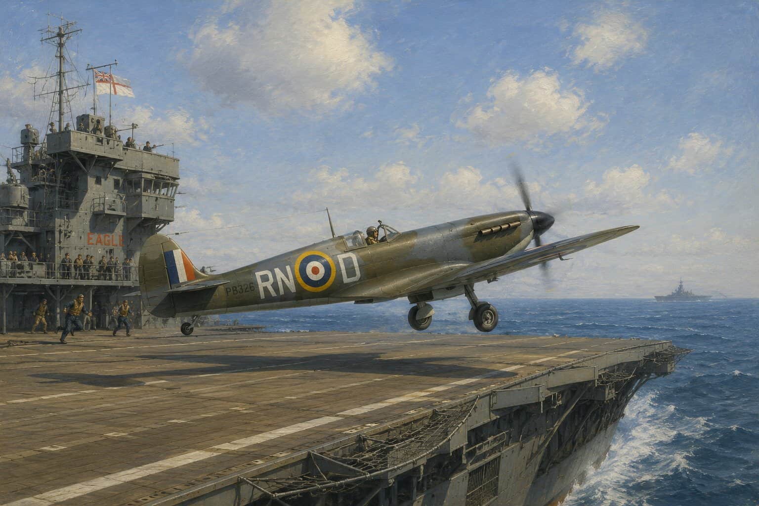 Spitfires Flown in under Operation Colima and Operation Pinpoint