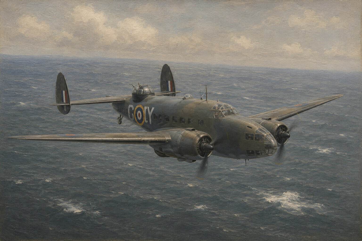 Hudsons Force U-570 to Surrender South of Iceland, 1941