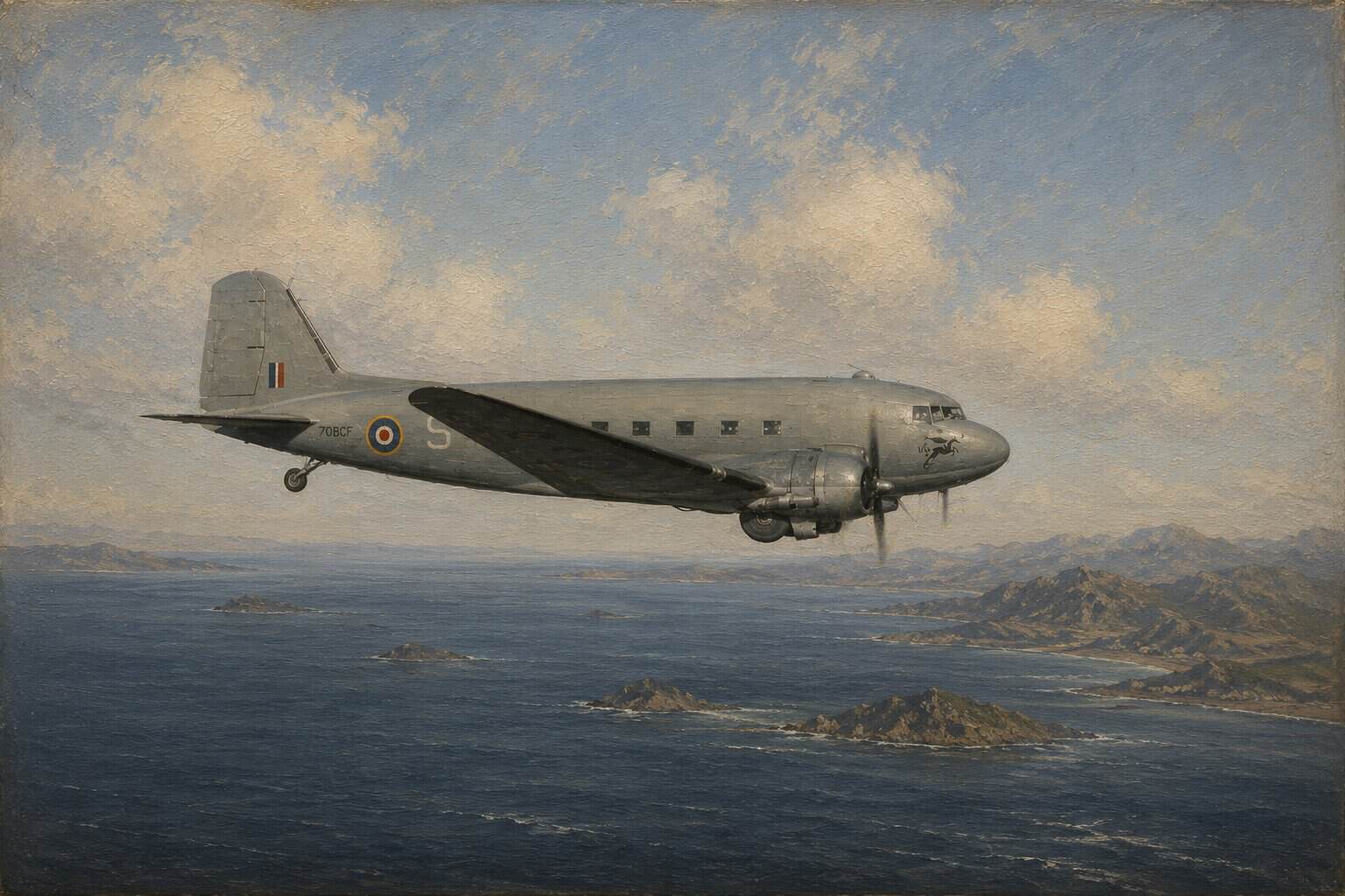 RAF Dakotas Evacuate Wounded Yugoslav Partisans, 1944