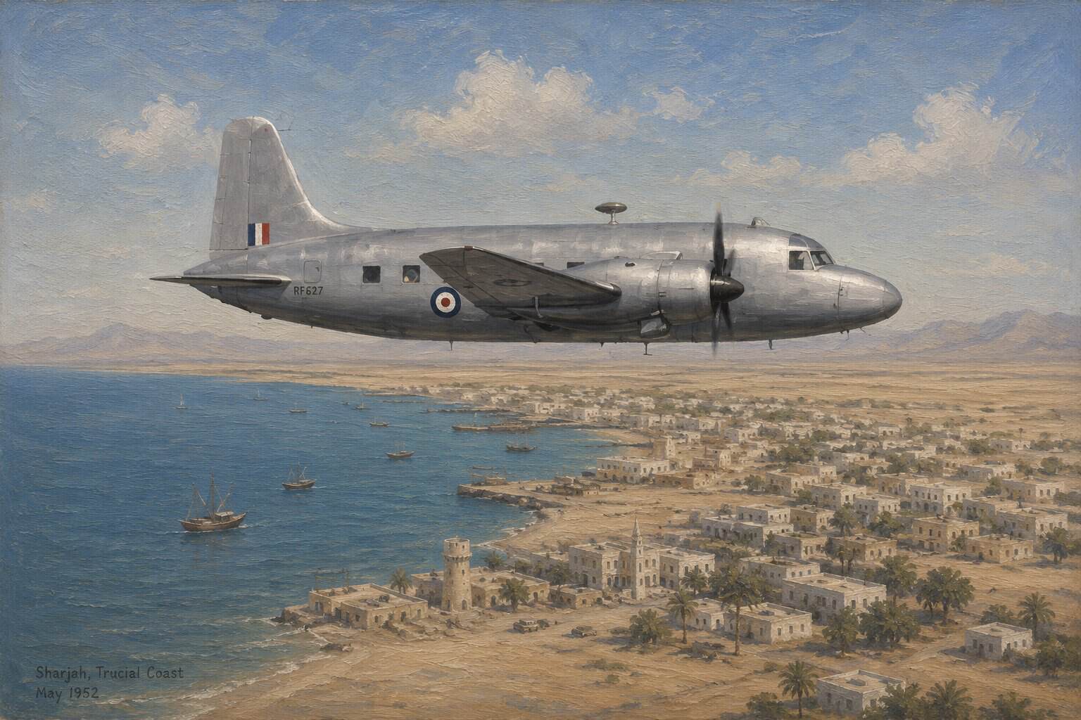 RAF Deploys to Sharjah During the Buraimi Dispute in 1952