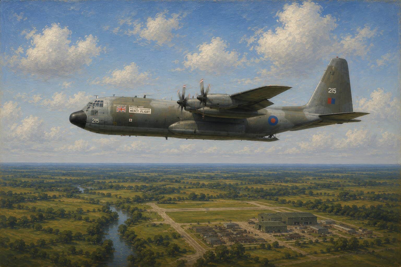 RAF Hercules Fleet Reaches 500,000 Flying Hours at Lyneham