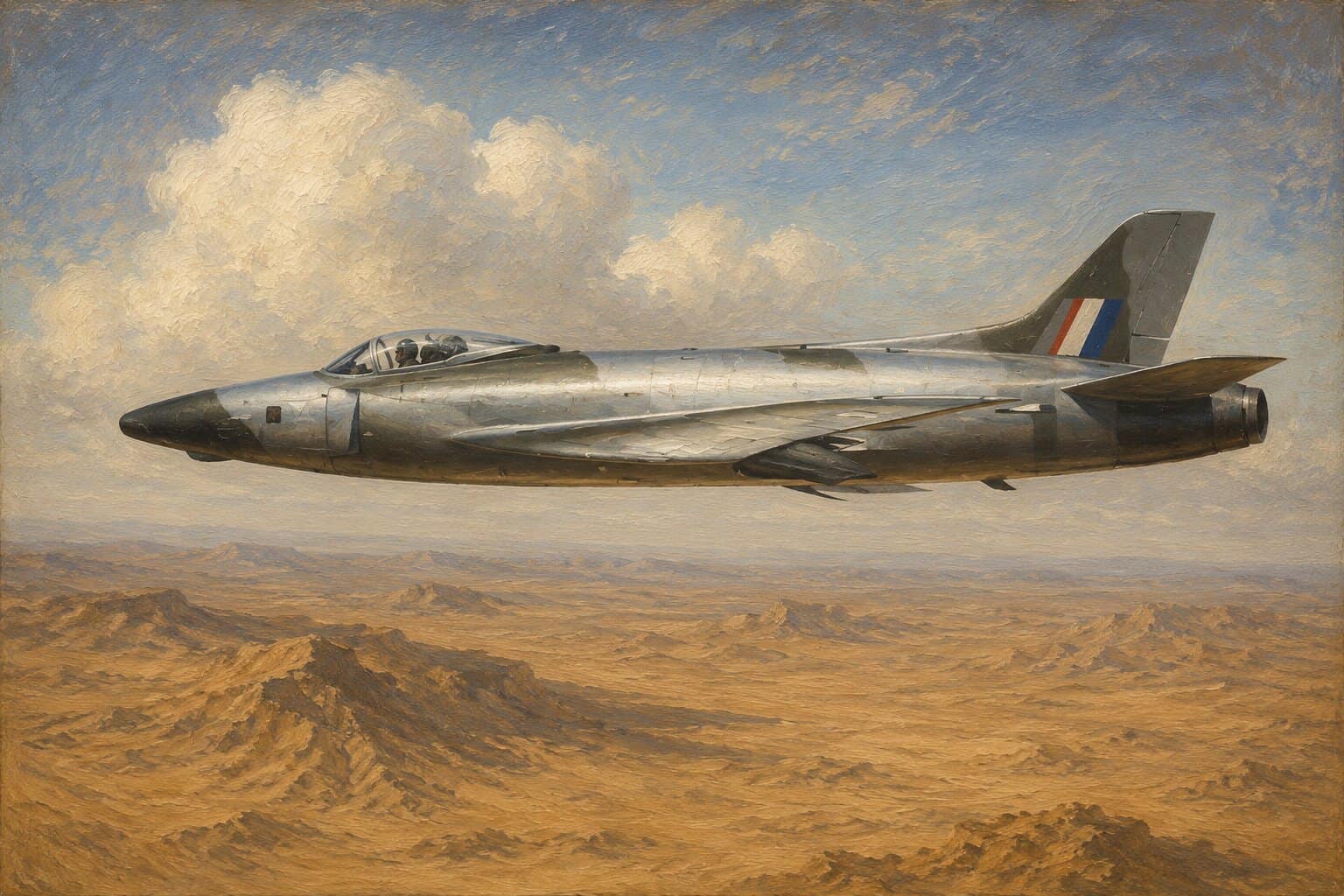 Swift Sets New World Air Speed Record at Tripoli, 1953