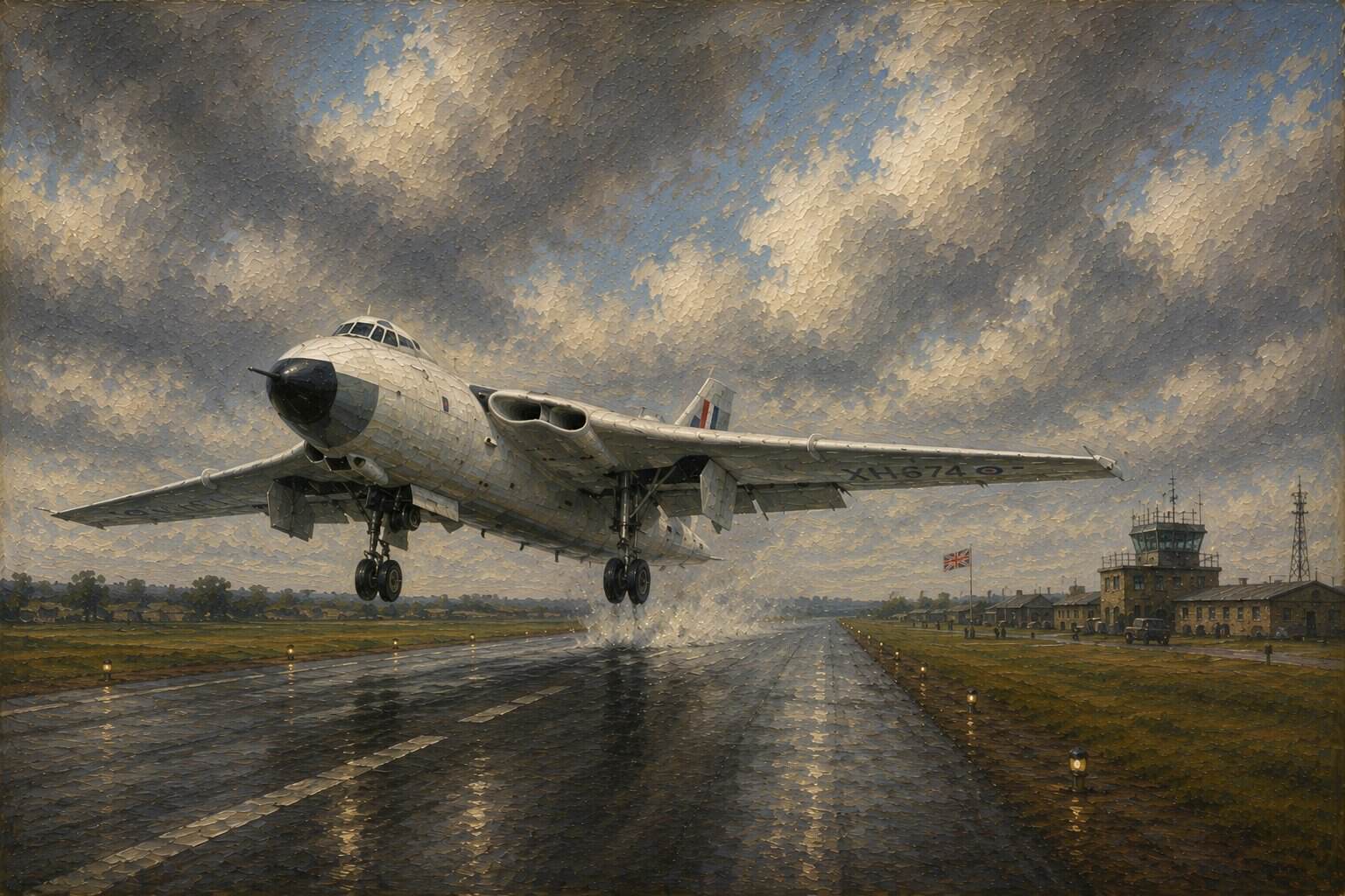 Valiant Flies Direct from Maine to RAF Marham in 1956