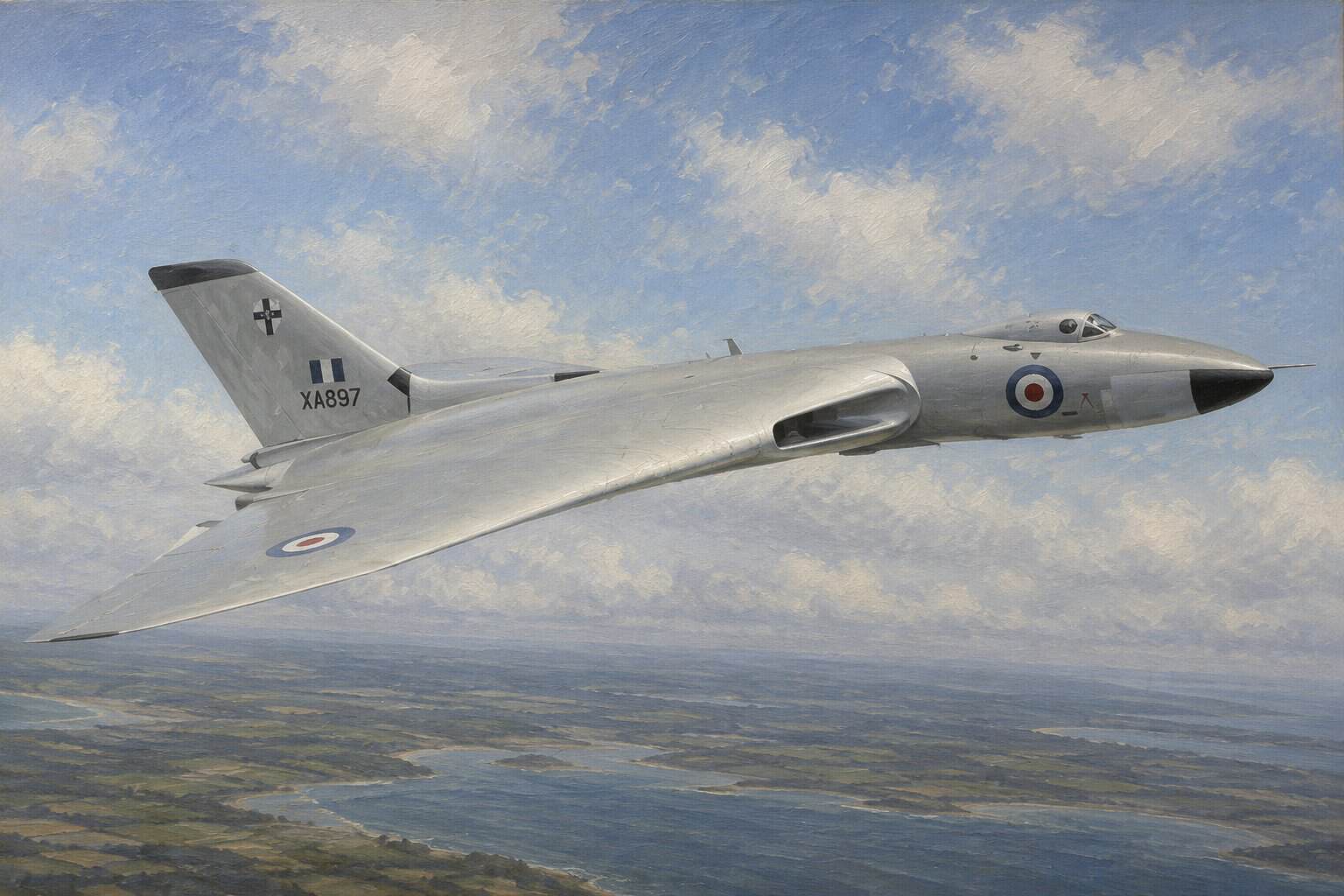 Vulcan XA897 Departs for Australia on RAF Demonstration Tour