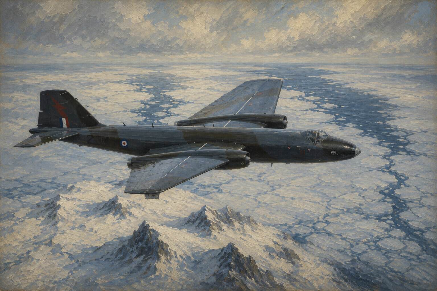 Canberra “Aries IV” Completes North Pole Jet Flight