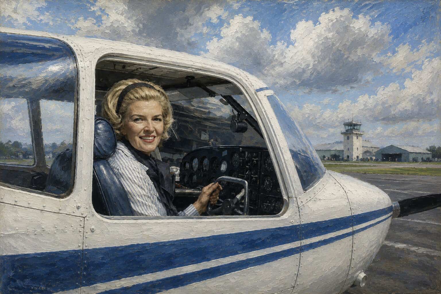 Sheila Scott Dies After a Record-breaking Flying Career