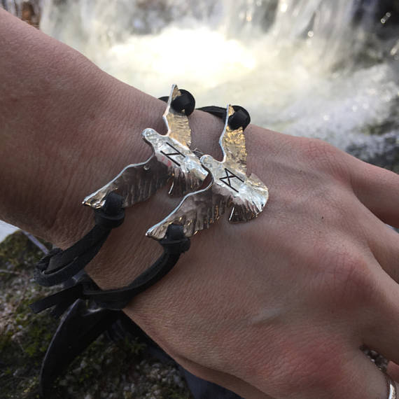 Viking Raven Bracelets – Huginn & Muninn