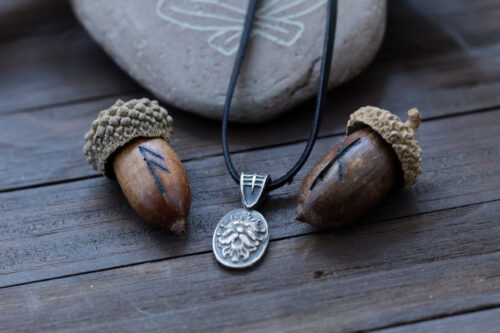 green4 Greenman Pendant - Silver